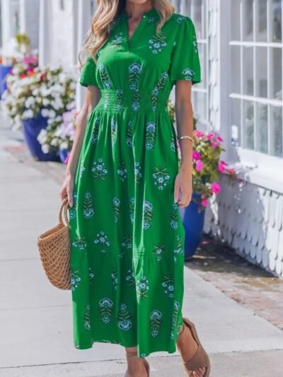 Floral Print Smocked Waist Maxi Dress 1b2cc648-d301-4de2-998b-cca1bbf75943-Max-Origin