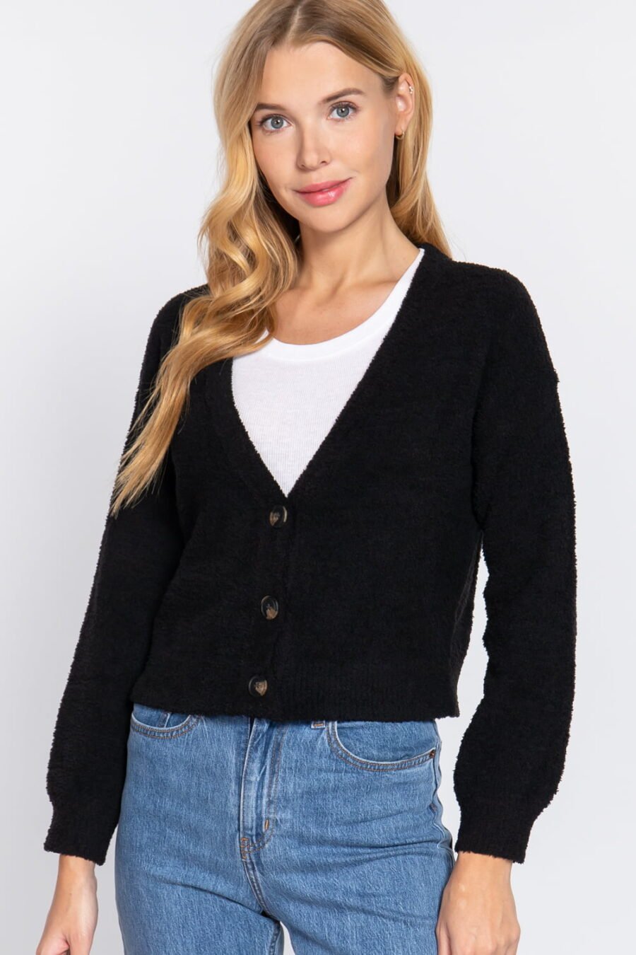 Women Long Sleeve Cardigan Sweater