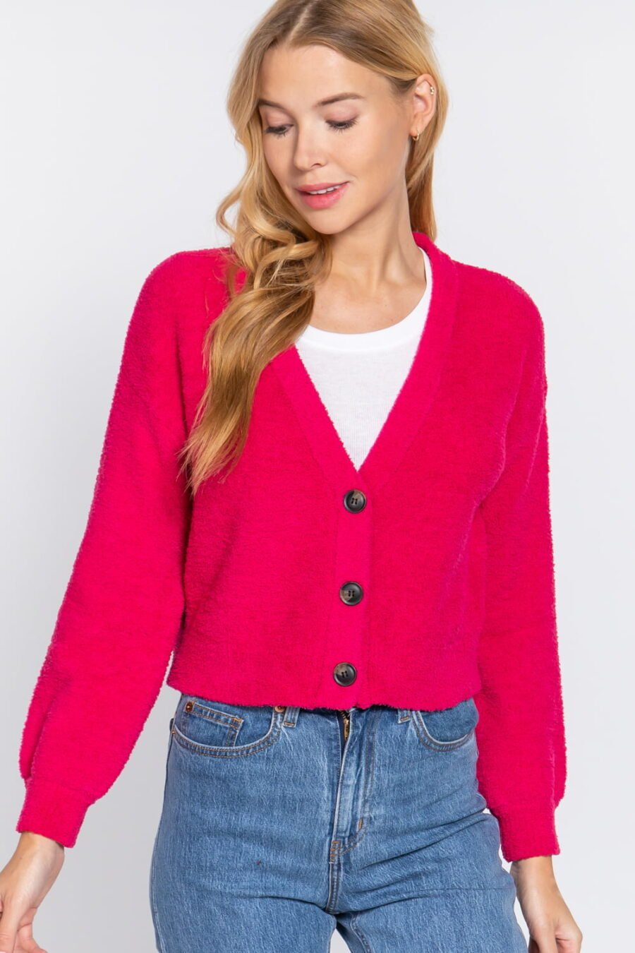 Women Long Sleeve Cardigan Sweater