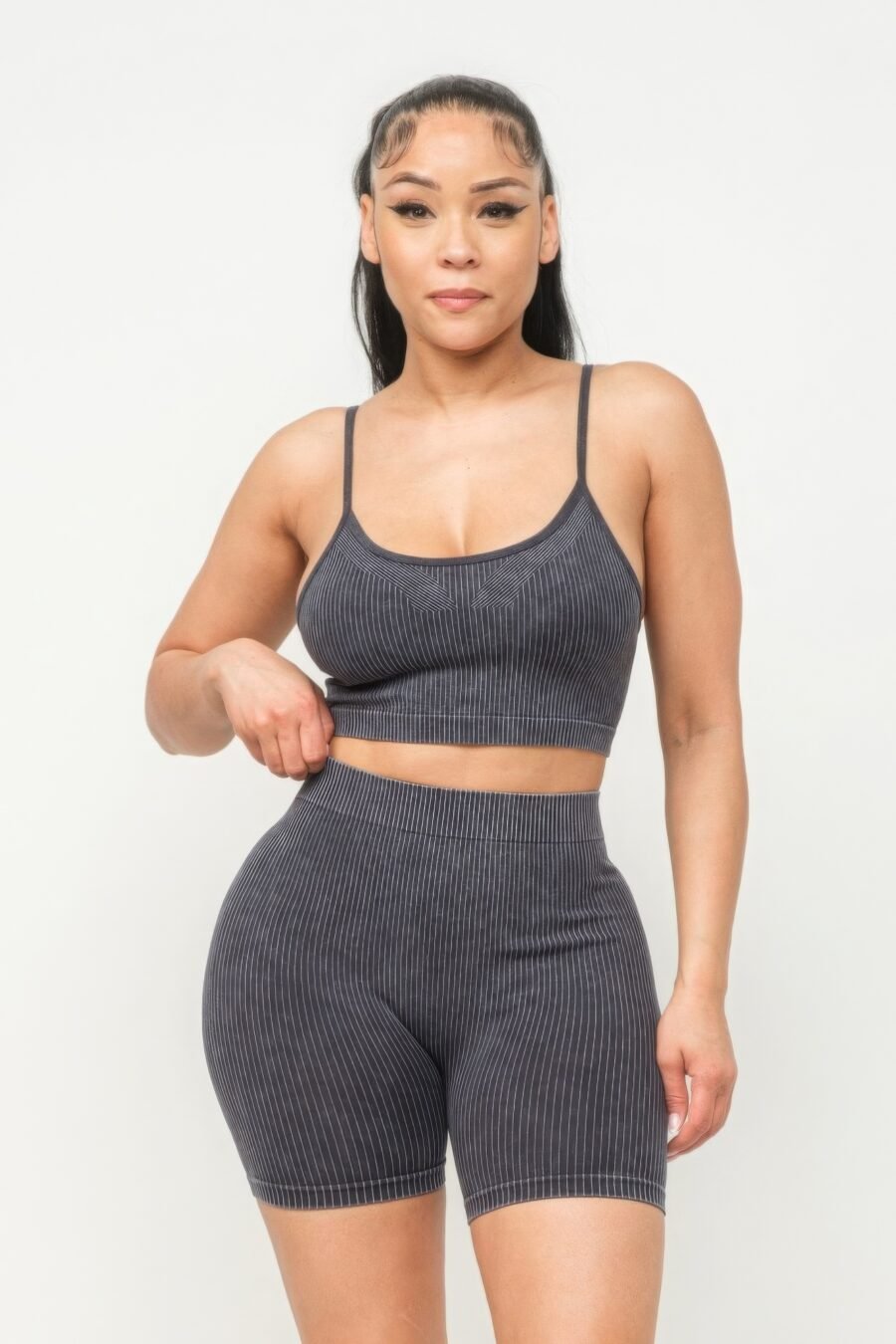 Washed Seamless Basic Tank Top