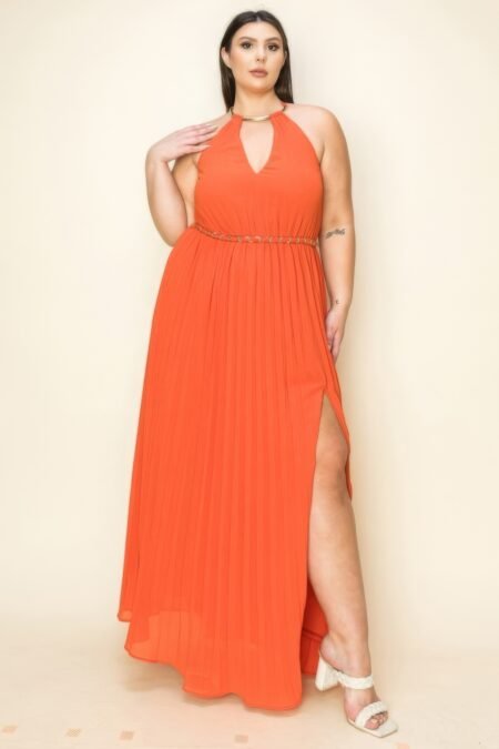 Cut Out Chest Maxi Dress