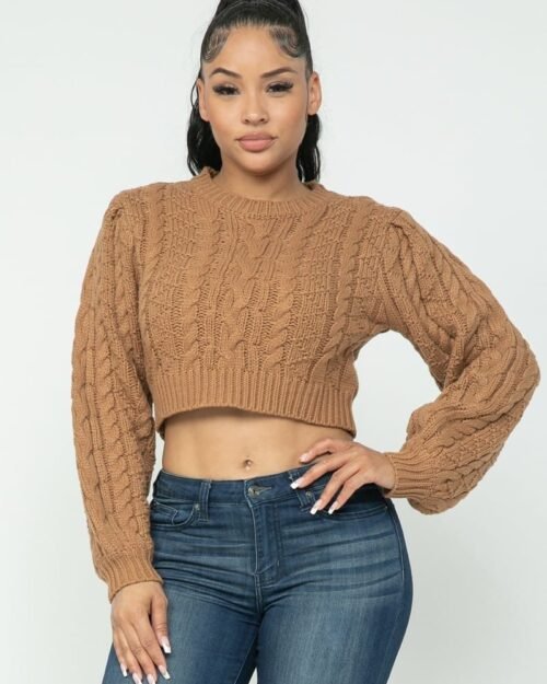 cable pullover top