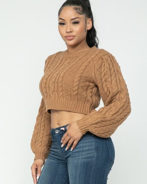 cable pullover top