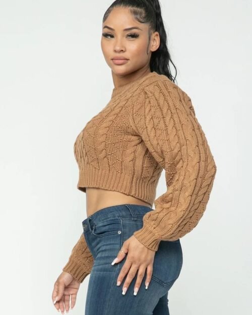 cable pullover top