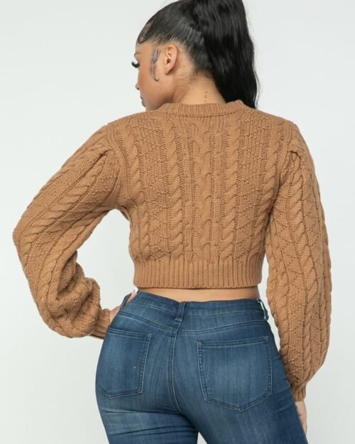 cable pullover top
