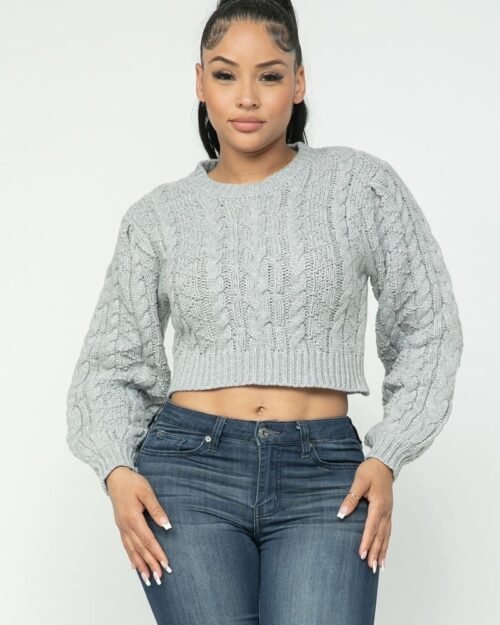 cable pullover top