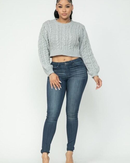 cable pullover top