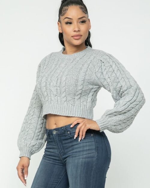 cable pullover top