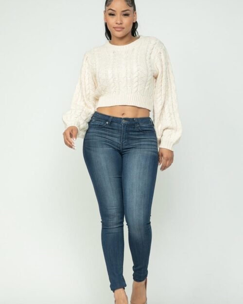 cable pullover top