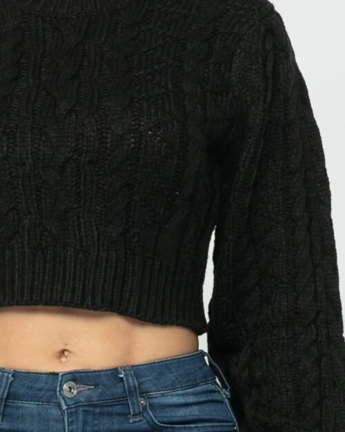 cable pullover top