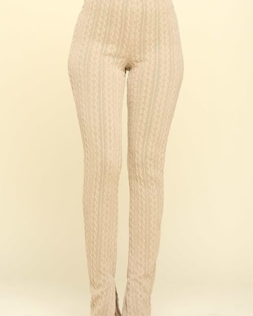 Knit High Rise Leggings