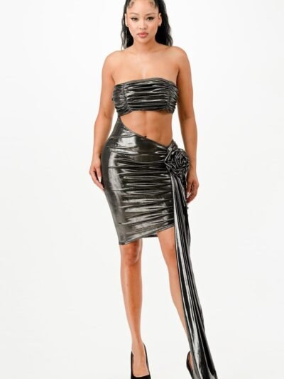 Metallic Sexy Dress