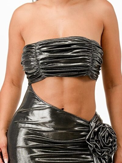 Metallic Sexy Dress