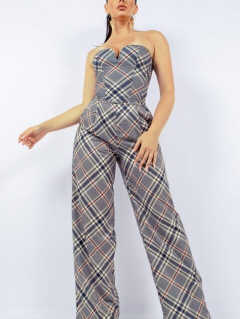Bustier Top & Wide Pants Set