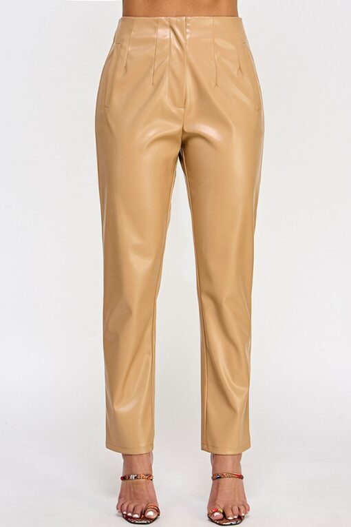 Faux Leather Pants