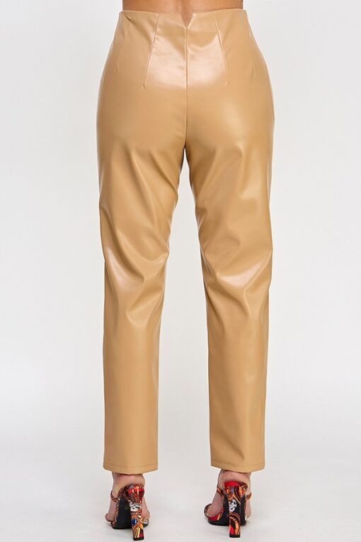 Faux Leather Pants - Image 5