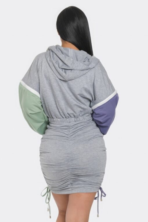 Detachable Zipper Mini Dress - Image 5