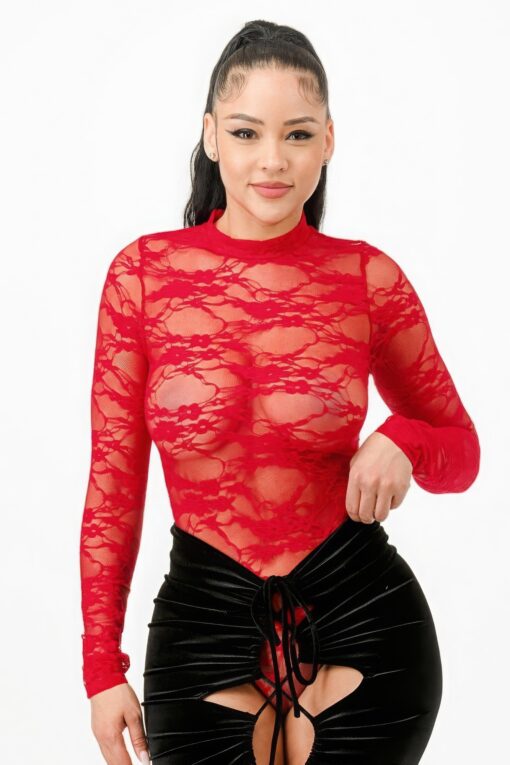 Lace Bodysuit & Mermaid Skirt - Image 4