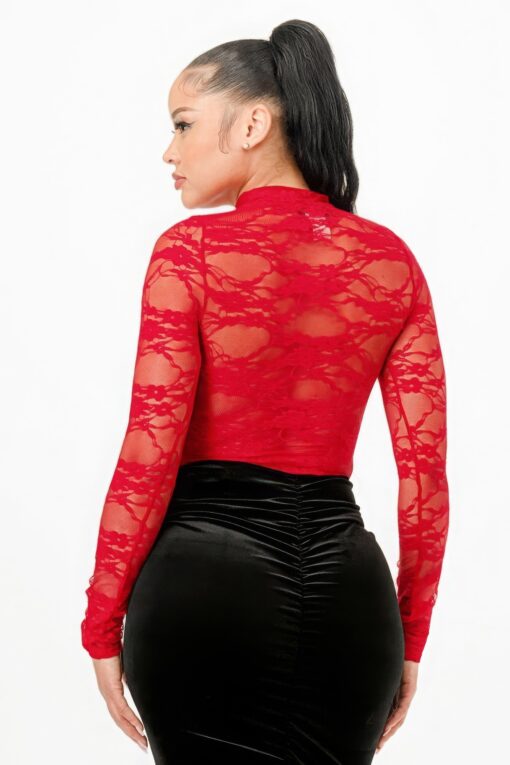 Lace Bodysuit & Mermaid Skirt - Image 9