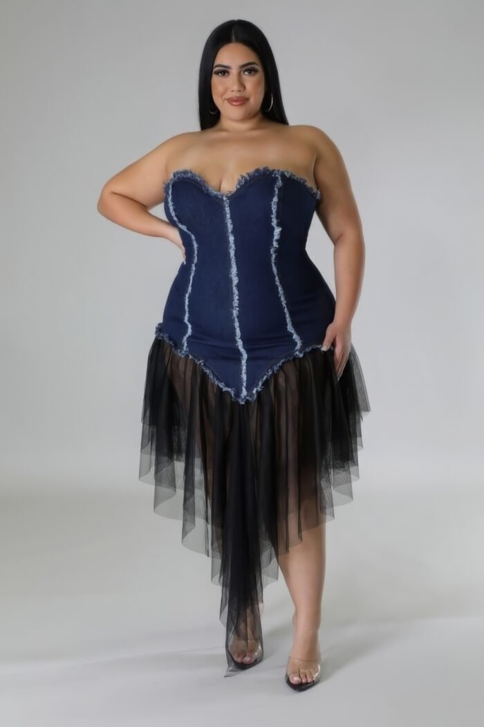 Non-stretch dress