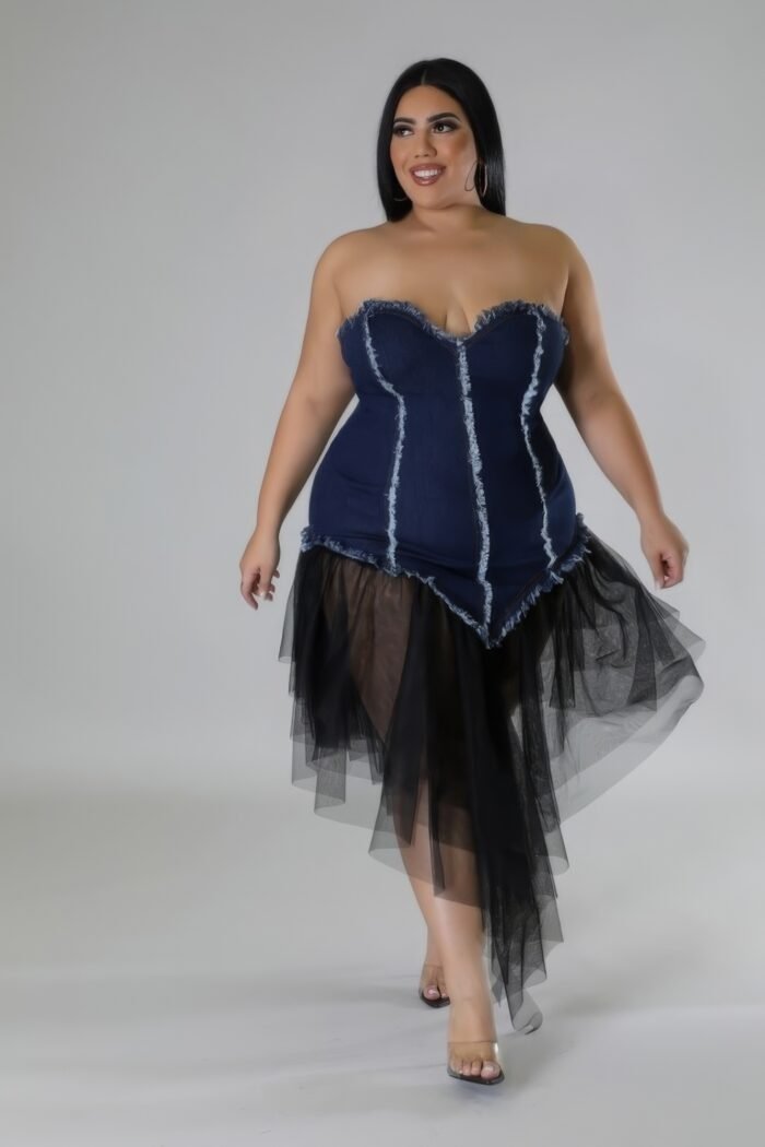 Non-stretch dress