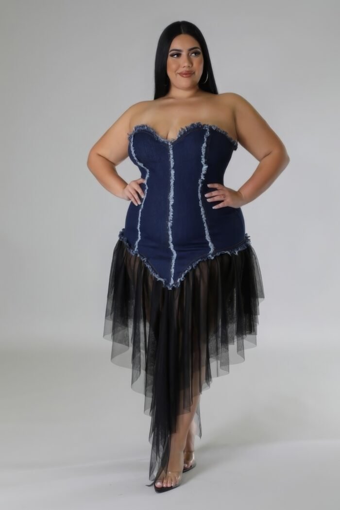 Non-stretch dress