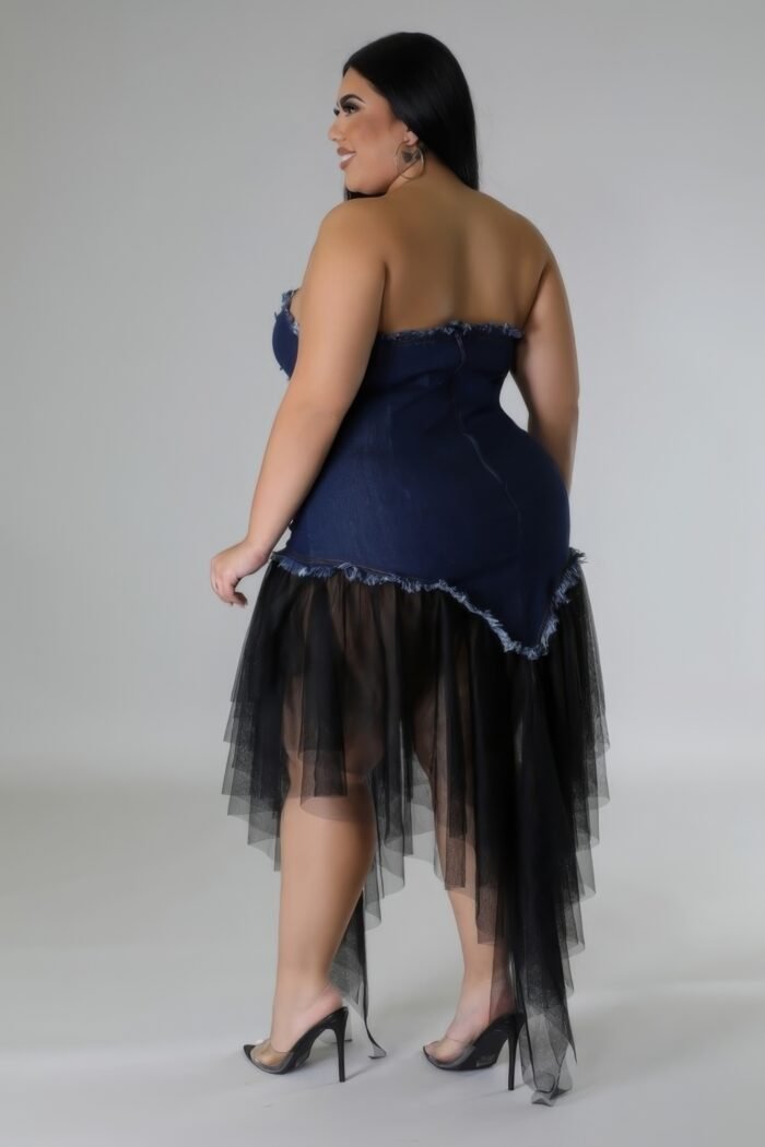 Non-stretch dress