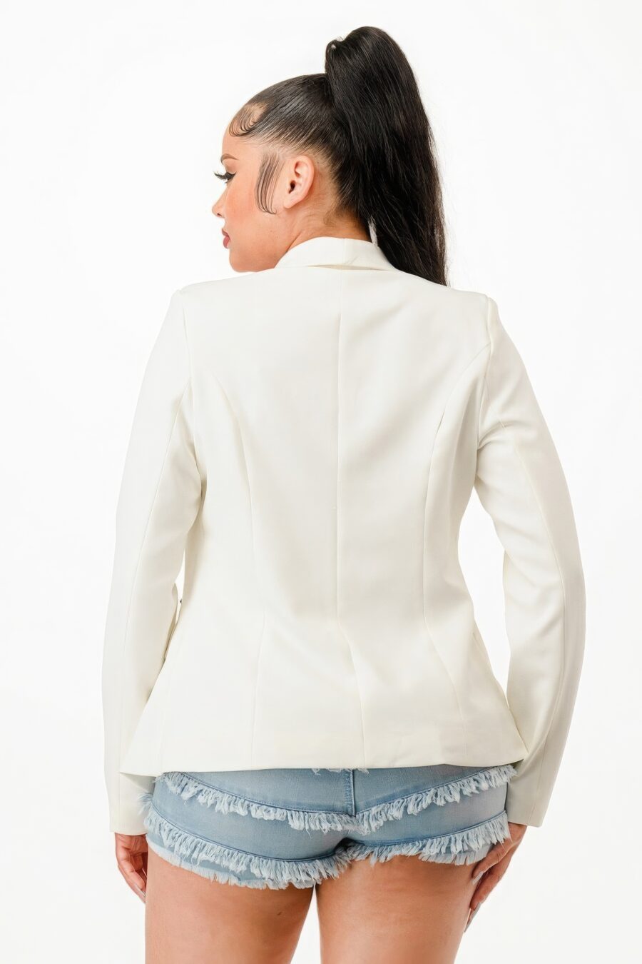 Double breasted blazer jacket