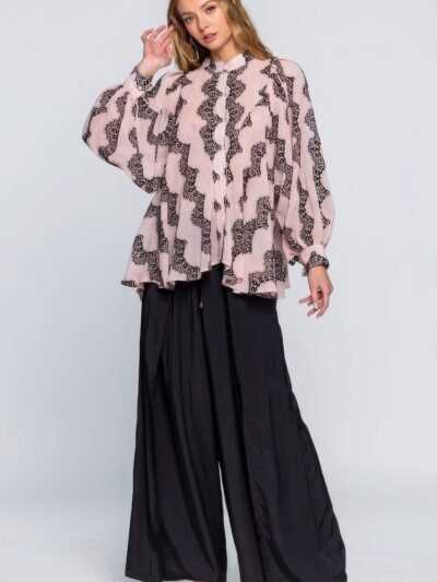 See Through Shirt With Lace Detail See Through Shirt With Lace Detail
