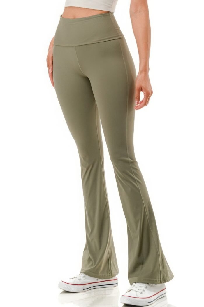 Super high waist premium yoga flare pants