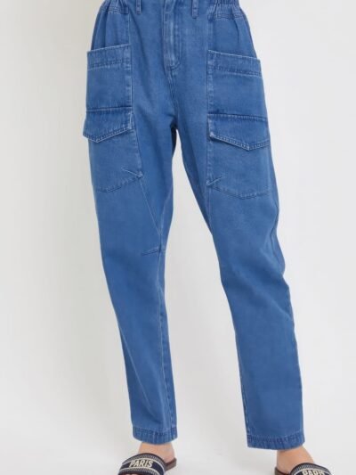 Denim Jogger Pants