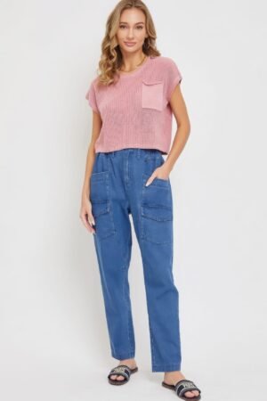 Denim Jogger Pants Denim Jogger Pants