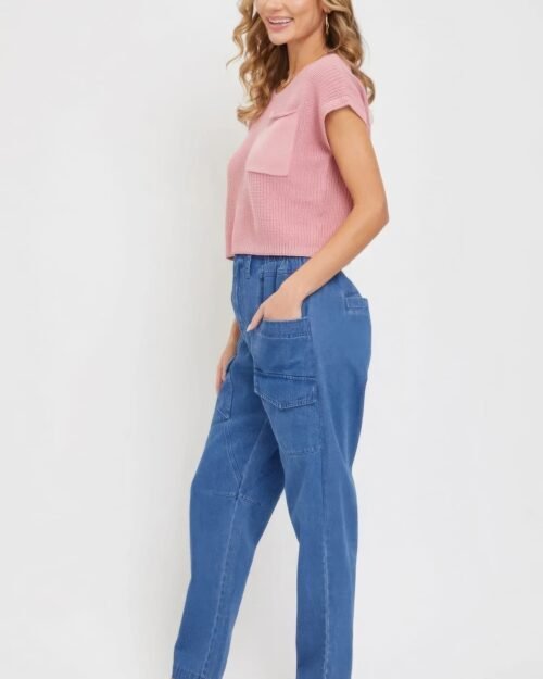 denim jogger pants