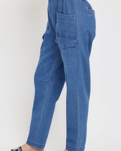 denim jogger pants