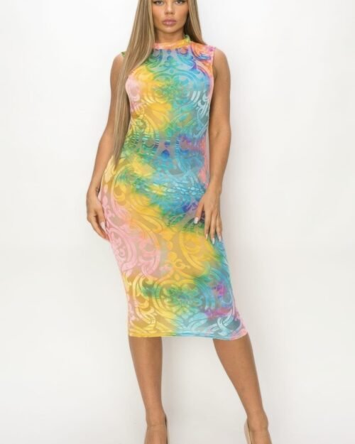 velvet burn out pattern sexy midi dress