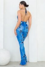 Handkerchief Backless Top & Pants Set - Image 4