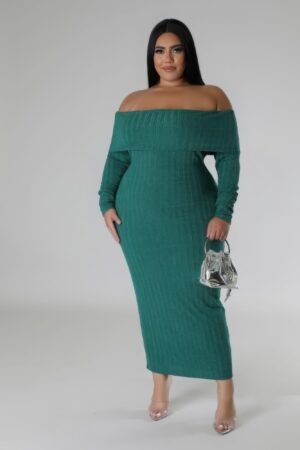 Off Shoulders Stretch Dress Off Shoulders Stretch Dress