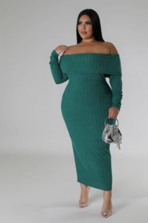 Off Shoulders Stretch Dress Off Shoulders Stretch Dress
