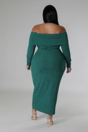 Off Shoulders Stretch Dress Off Shoulders Stretch Dress