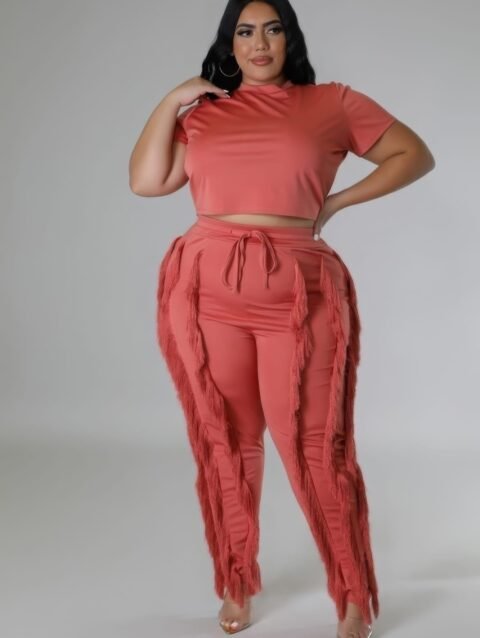 Crop Top Two-piece Set