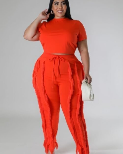 Crop Top Two-piece Set