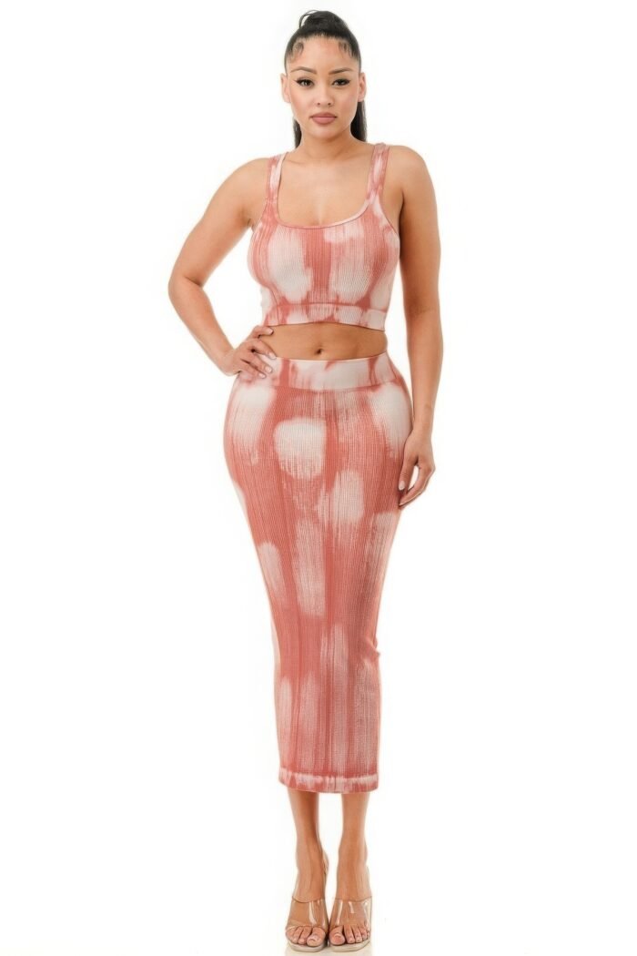 Mineral wash skirt set