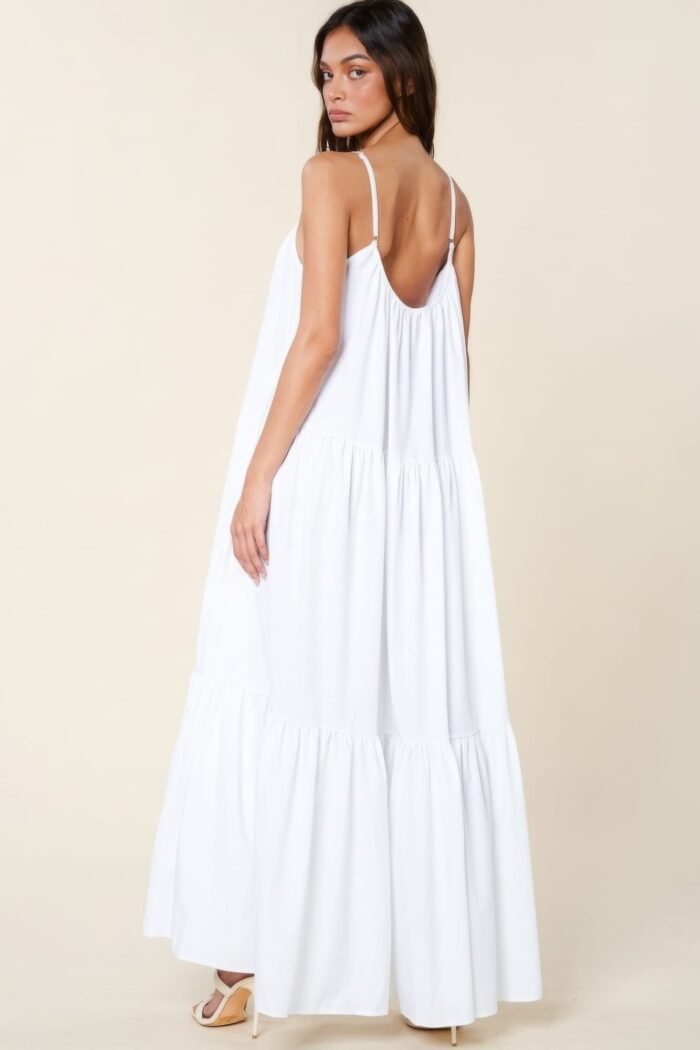 Maxi sun dress with pockets