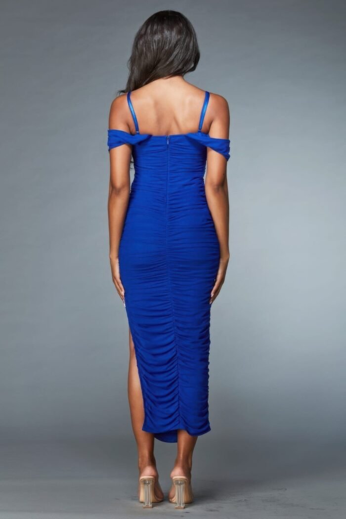Mesh midi dress