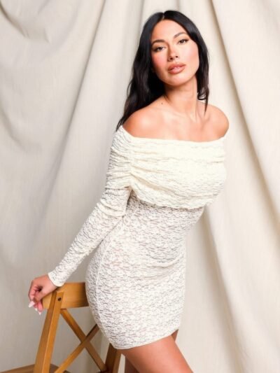 Off Shoulder Lace Dress