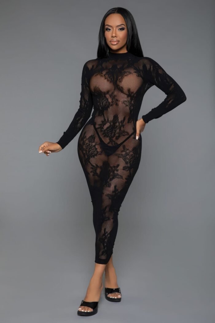 Long sleeve innocent touch laced dress