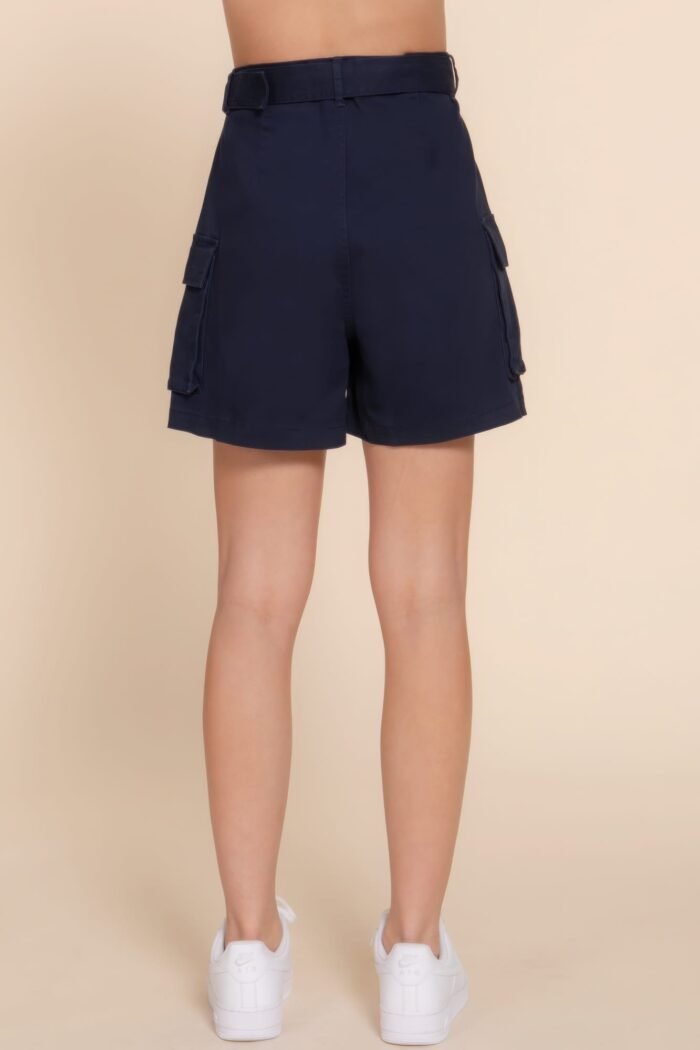 Belted cargo shorts