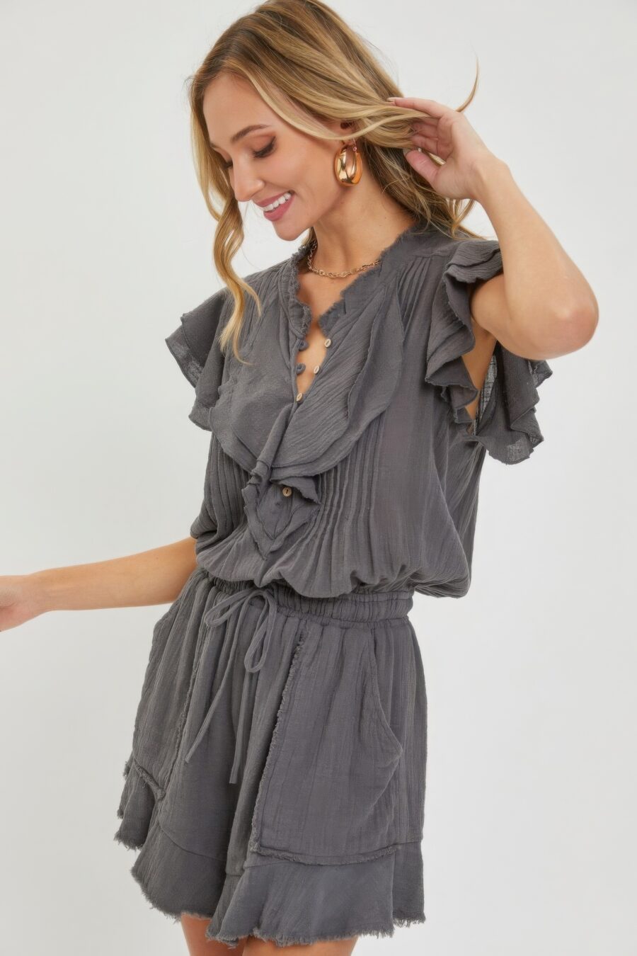 Ruffle romper