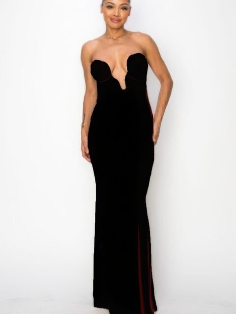 Glitter Ity Tube Maxi Dress