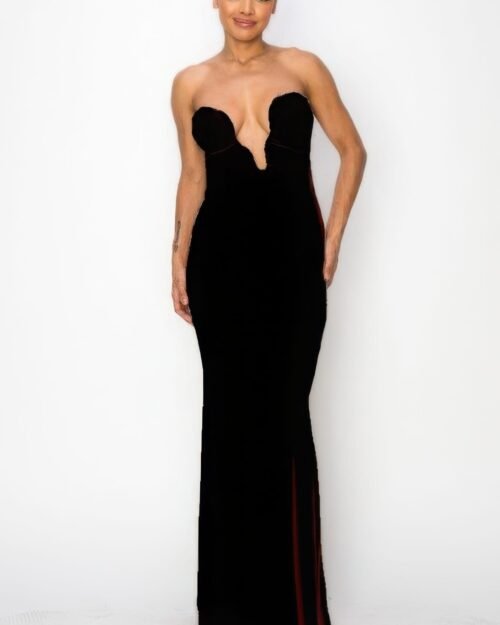 glitter ity tube maxi dress